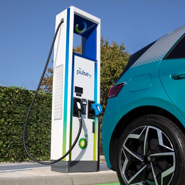 bp pulse electric car rapid charger charging VW ID.3